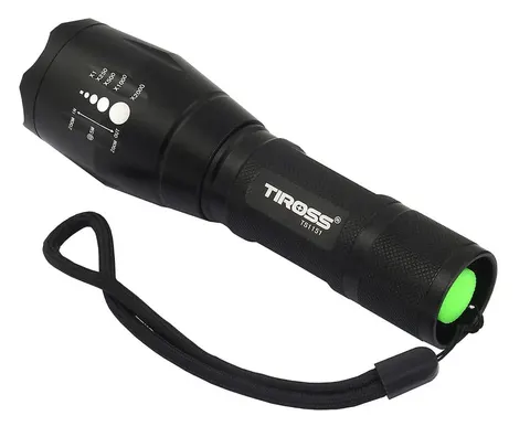 Poręczna Latarka akumulatorowa 10W 450lm TS-1151 survivalowa
