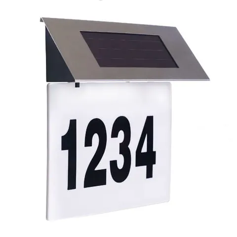 Solar-LED podświetlenie numeru domu SHN-1