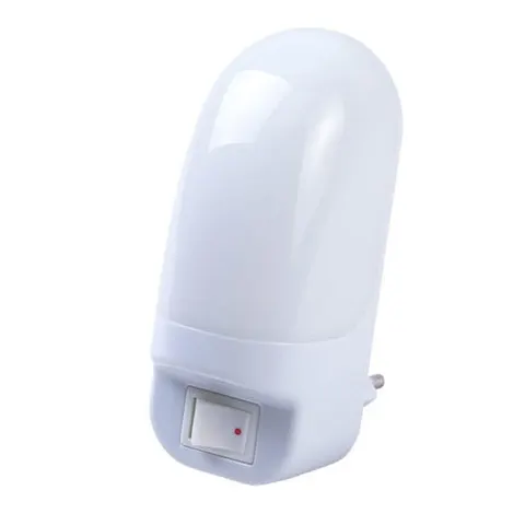 Lampka nocna do gniazdka LN-05 LED ciepło biała