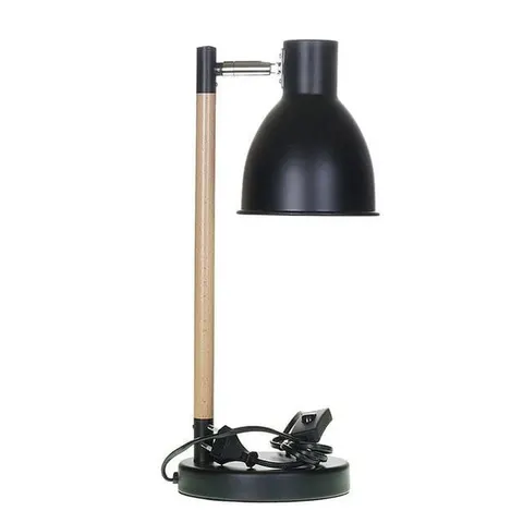 Lampka biurkowa stojąca HD1707 E27 czarna stołowa loft na biurko