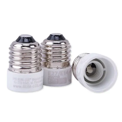 Adapter przejściówka żarówki E27-E14 adapter
