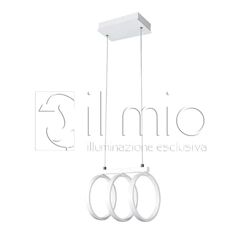 Lampa wisząca LED FLINT 3A Biała 34W