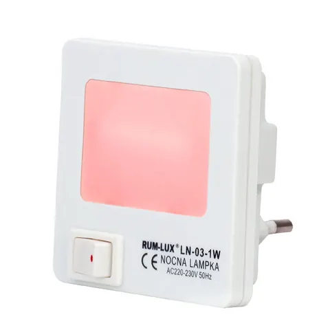 Lampka nocna kwadrat LN-03 4 kolory