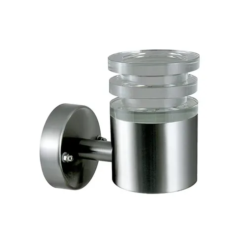 Kinkiet ogrodowy inox LED CRYSTAL2 GLM00052AUPSS-30DW prosty satynowy
