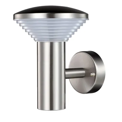 Kinkiet ogrodowy inox LED PIRAMIDA GLM0011AUP-18SS 30DW prosty satynowy