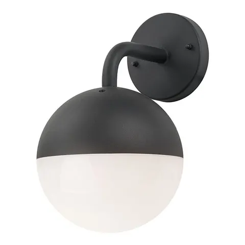 Kinkiet ogrodowy ULSA dół 1xE27 28cm IP44 czarny
