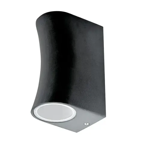 Kinkiet ogrodowy BOSTON czarny SGL37RWB-2 2xGU10 góra/dół aluminiowy