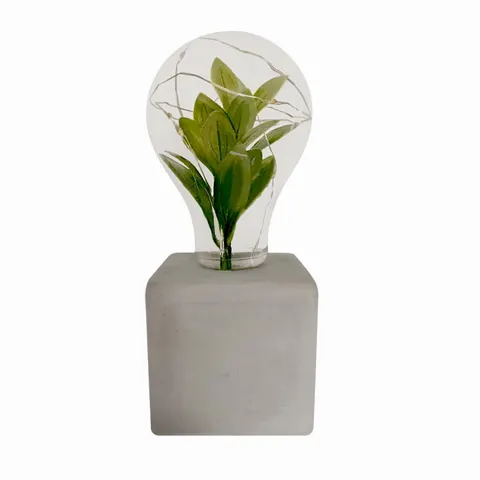 Lampa dekoracyja Led LIV2 na baterie szara dsp