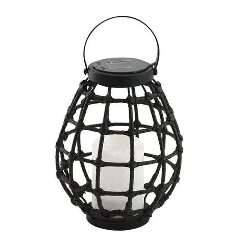 Latarenka solarna KOGE 23 cm brąz IP44 metal