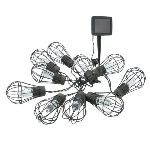 Girlanda solarna LOFCIK 10LED ciepły biały