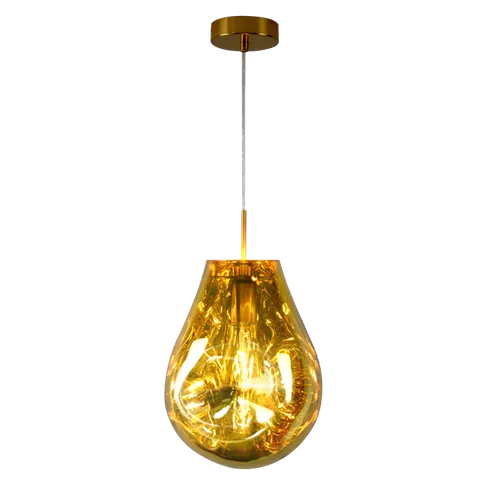 Lampa wisząca KIMBERLY Amber 1xE27