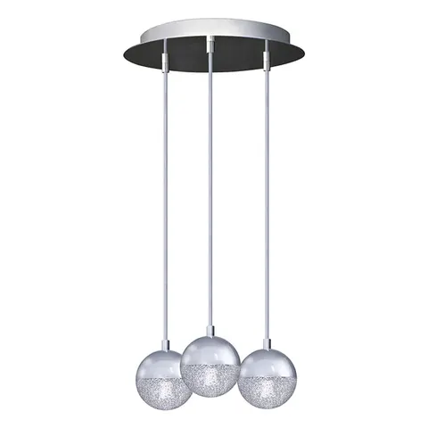 Lampa wisząca AMARILLO-3 srebrna G9x3