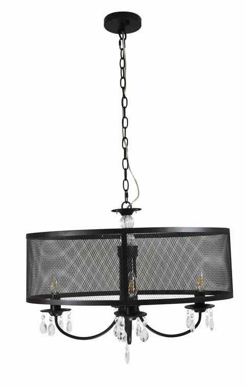Lampa wisząca BRESSO-4 elipsa E14x4