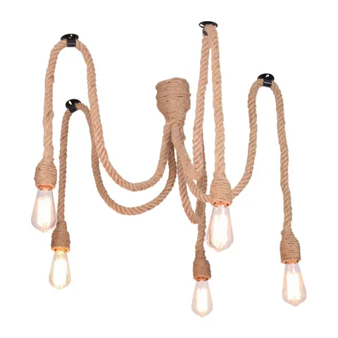 Lampa wisząca ROPE PAJĄCZEK E27x5