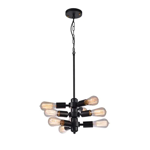 Lampa wisząca OREBRO czarna E27x9