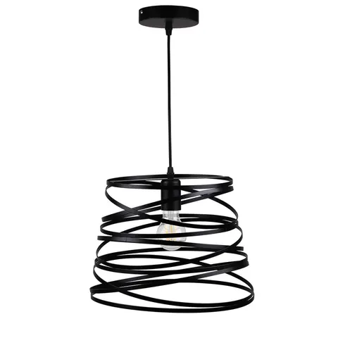 Lampa wisząca LAGOA 1xE27 black