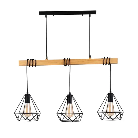 Lampa wisząca VIGO Wood 3xE27