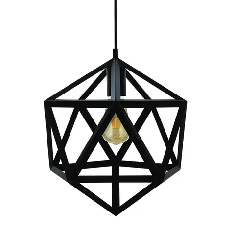Lampa wisząca DENMARK Czarna E27