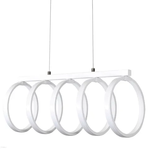 Lampa wisząca LED Flint 5 biała