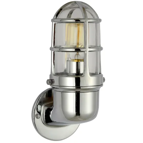 Lampa ścienna LOFT LUND Chrom E27, IP44