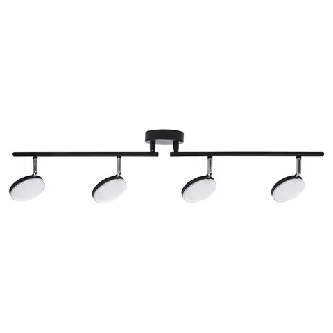 Listwa ruchoma ścienno-sufitowa LED CAPRI-4 Czarna 20W