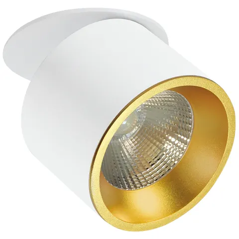 Oczko przegubowe podtynkowe LED HARON 20W 1500lm biały złoty