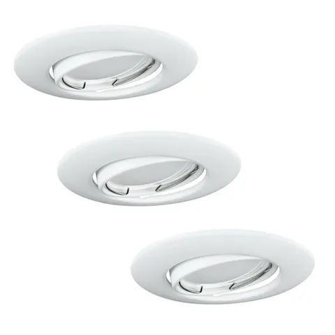 Oprawki LED OLIN-IOA90W1-250 okrągłe biale 3pak