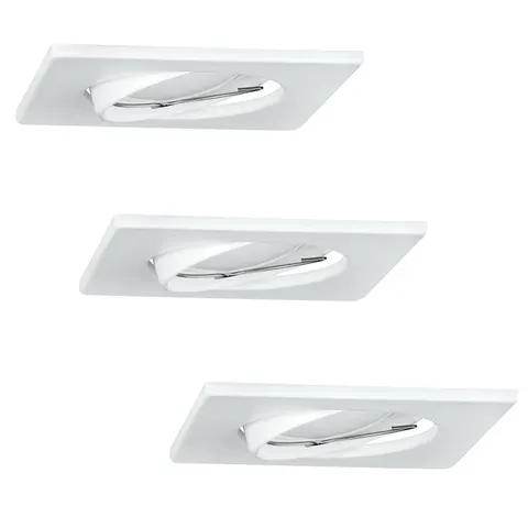Oprawki LED OLIN-IQA90W1-250 kwadratowe biale 3pak