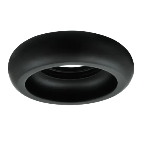 HELIOS MR16 gipsowa oprawa podtynkowa okrągła stała czarny mat