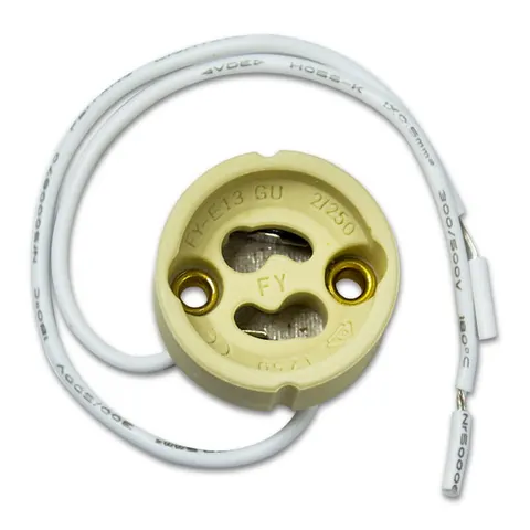 Gniazdo ceramiczne GU10 z kablem 2*0,5mm