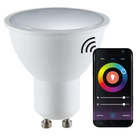 Żarówka GU10 400lm 5,5W 2700K-6500K+RGB wifi Tuya