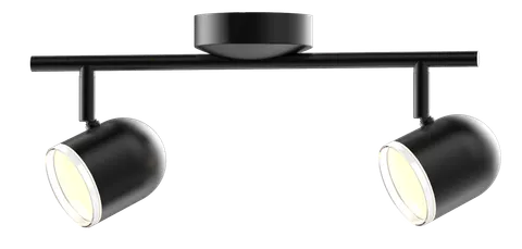 Lampa ścienno-sufitowa ruchoma LED RAWI 2 Czarna