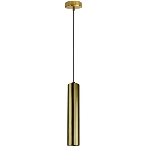 Lampa wisząca NAPOLI 1xGU10 tuba złota