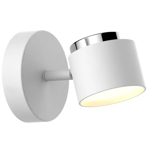 Kinkiet ruchomy LED KUBIK 1 Biały