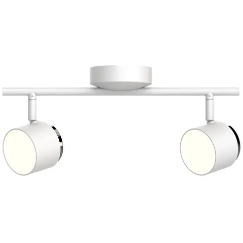Lampa ścienno-sufitowa ruchoma LED KUBIK 2 Biała