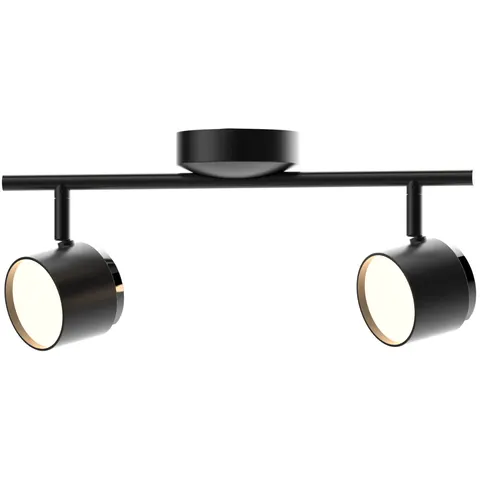 Lampa ścienno-sufitowa ruchoma LED KUBIK 2 Czarna
