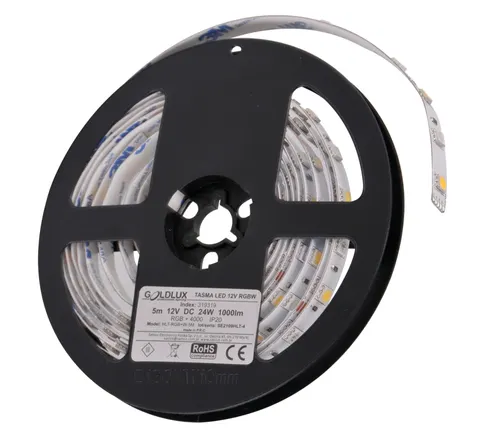 Taśma LED 12V 24W 300 LED 5m IP20 RGBW