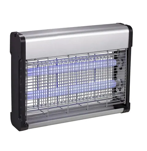 Lampa owadobójcza IK204-2x10W UVA T8 srebrna