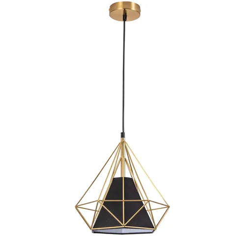 Lampa wisząca HIRA 1 Gold+Black 1xE27