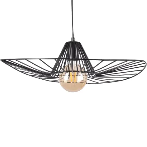 Lampa wisząca ABANO 1xE27 black