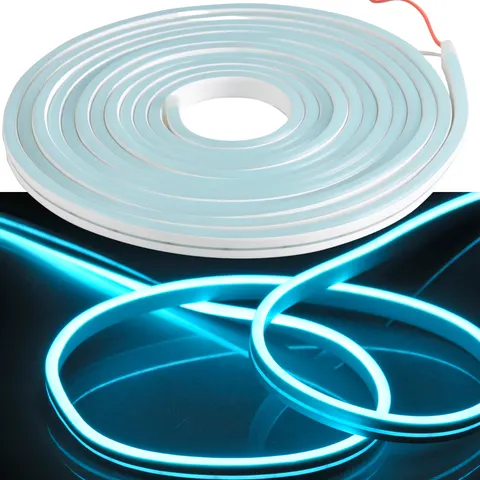 Taśma NEON LED 24V 40W 5m IP65 NIEBIESKA