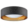 Plafon LED TULUZA 40 24W 40cm czarny barwa neutralna 4000k POLUX