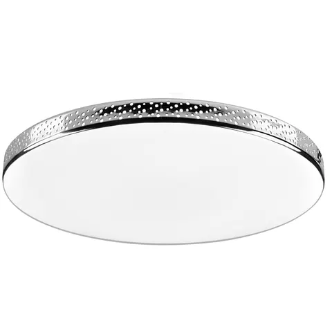 Plafon LED MOON 18W 35cm okrągły chrom 1850lm 4000K barwa neutralna POLUX