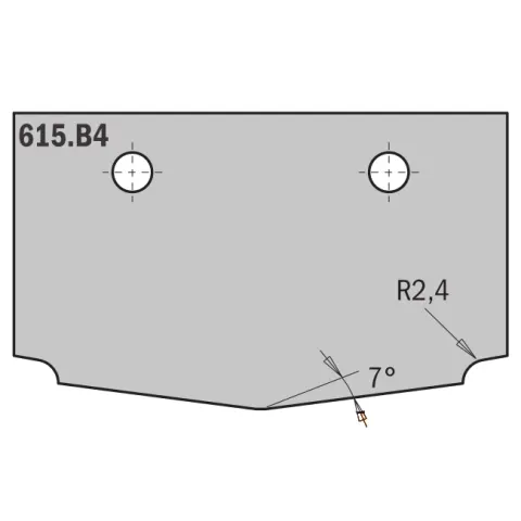 CMT Płytka wymienna 615.B4 do freza 615.500B