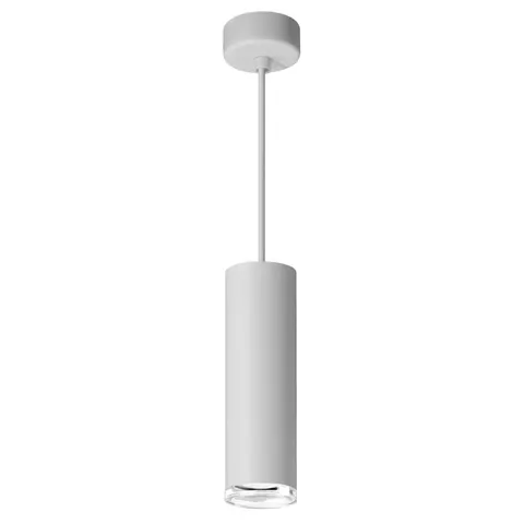 Lampa wisząca tuba TURYN 1xGU10 biała