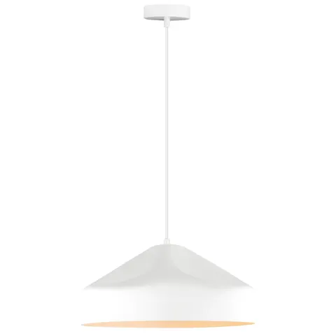 Lampa wisząca GAVLE 1xE27 biała matowa