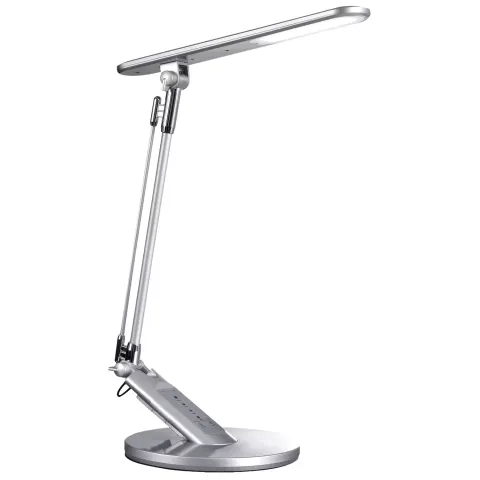 Lampka biurkowa stołowa OPTIMUM LED 7W 400lm 3 barwy srebrna