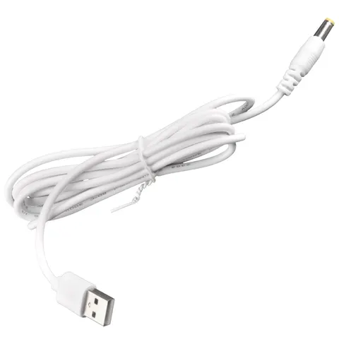 Przewód USB A - Mini jack DC 3,5 do lampki COSMOS biały