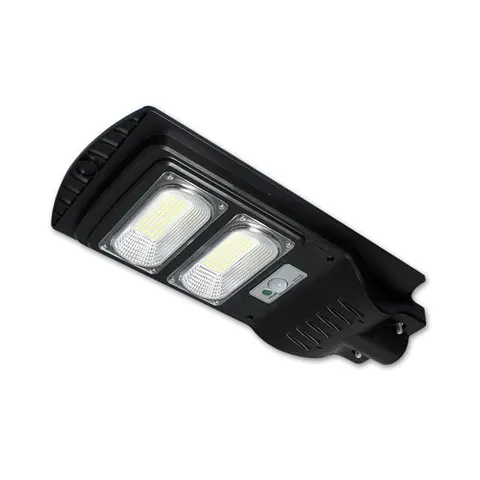 Lampa LED solarna uliczna 100W IP65 pilot 6000K czujnik PIR