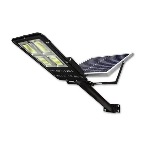 Lampa LED solarna uliczna Panel 150W IP65 6000K z czujnikem PIR + pilot